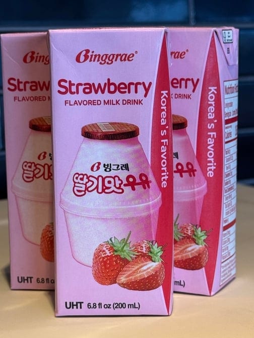 Strawberry Flavored Milk.