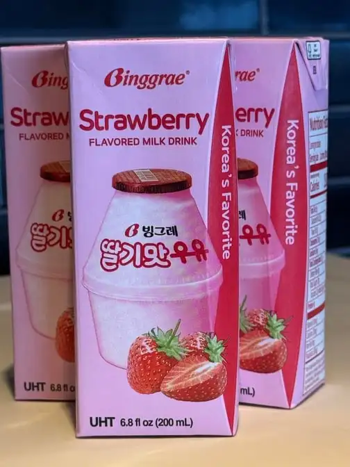 Strawberry Flavored Milk.